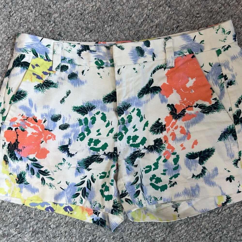 GAP High Waist Floral Women's Shorts - Multicolor